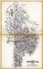 Oxford County Map, Maine State Atlas 1884